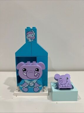 LEGO DUPLO Purple Elephant Stackable Bath Toy Set